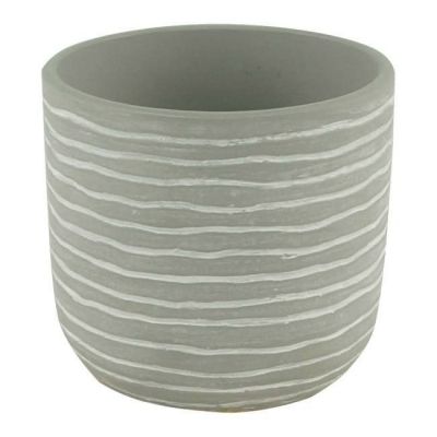 Doniczka ceramiczna GoodHome ozdobna 10,5 cm stripe
