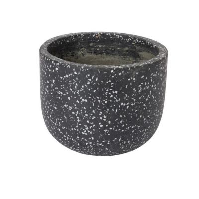 Doniczka GoodHome Terrazzo 17 cm popiel