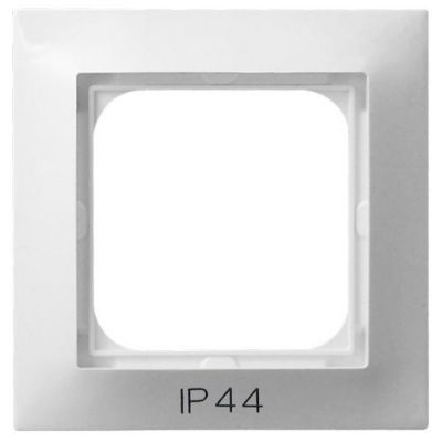 Impresja biały ramka pojedyncza IP44