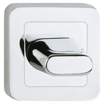 Szyld drzwiowy Metalbud dolny kwadratowy WC chrom