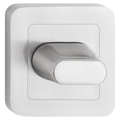 Szyld drzwiowy Metalbud dolny kwadratowy WC nikiel