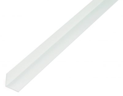 Profil kątowy PVC biały 1000x20x20x1,5 mm ALBERTS