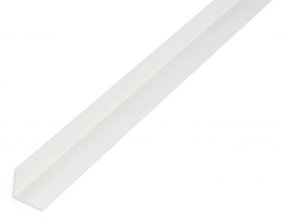 Profil kątowy PVC biały 2000x10x10x1,0 mm ALBERTS