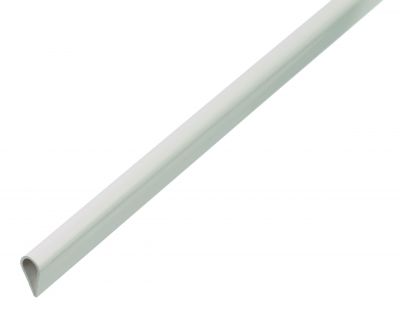 Profil zaciskowy PVC biały 2000x15x0,9 mm ALBERTS