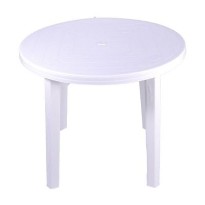 Stół Opal średnica 90 cm biały