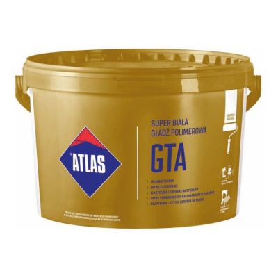 Gotowa gładź Atlas GTA do aplikacji wałkiem 18 kg