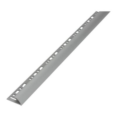 Profil aluminiowy narożny Diall 12,5 mm zewnętrzny srebrny mat 2,5 m