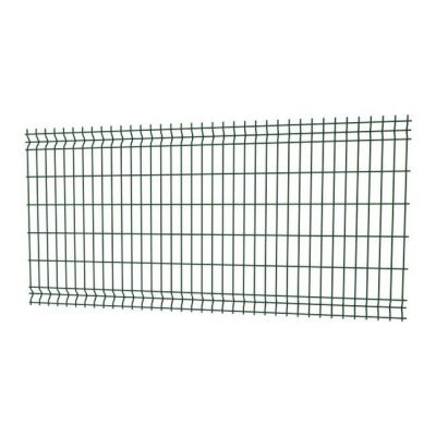Panel ogrodzeniowy 3D 123 x 250 cm oczko 7,5 x 20 cm drut 3,2 mm ocynk zielony