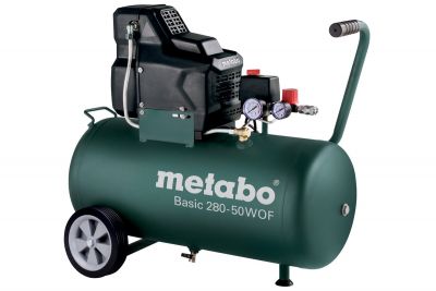 Sprężarka tłokowa bezolejowa Basic 280-50 W OF 1-fazowa 8 bar Metabo 601529000