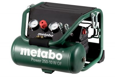 Sprężarka tłokowa bezolejowa Power 250-10 W OF 1,5kW 10 bar 1-fazowa Metabo 601544000