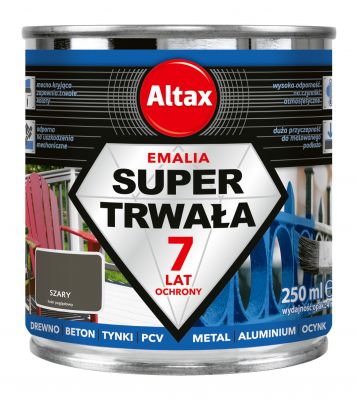 Altax Emalia Super Trwała 0.25 l Szary