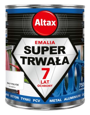 Altax Emalia Super Trwała 0.75 l Biały połysk