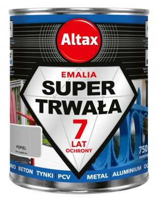Altax Emalia Super Trwała 0.75 l Popielaty