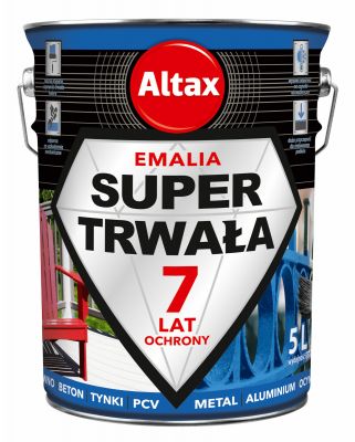 Altax Emalia Super Trwała 5 l Biały połysk
