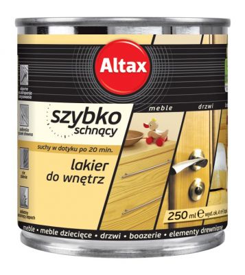 Altax lakier szybkoschnący 250ml półmat