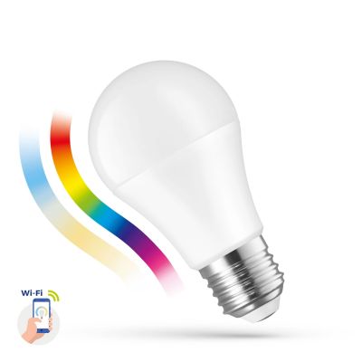 Żarówka LED E27 9W 850lm 230V CCT/RGB SMART Spectrum WOJ+14412