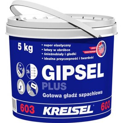 Gładź szpachlowa Gipsel Plus 603, 5 kg KREISEL