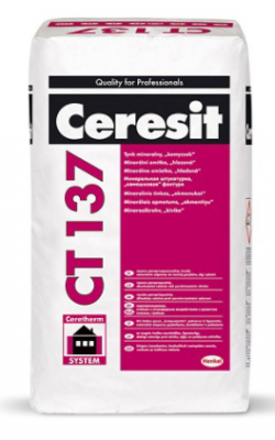 Tynk mineralny Ceresit CT-137 ziarno 1,5mm do malowania 25 kg