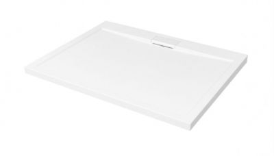 Brodzik prostokątny Besco Axim Ultraslim 120 x 80 cm biały