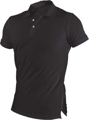 Koszulka Polo Garu czarna XL STALCO