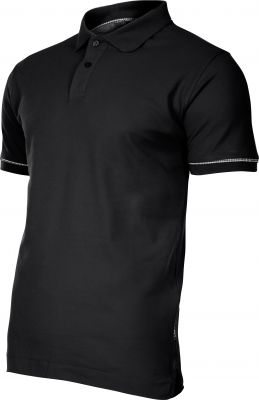 Koszulka Polo, 220g/m2, czarna, 2XL, CE, LAHTI PRO