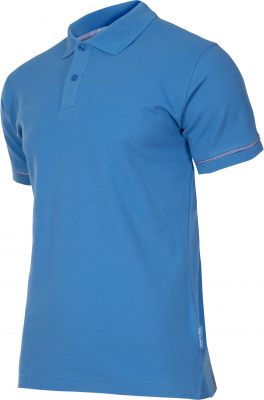 Koszulka Polo, 220g/m2, niebieska,  M, CE, LAHTI PRO