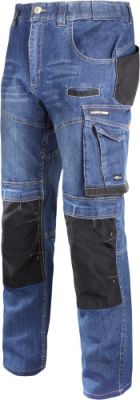 Spodnie jeansowe niebieskie stretch ze wzmocnieniem XL LAHTI PRO