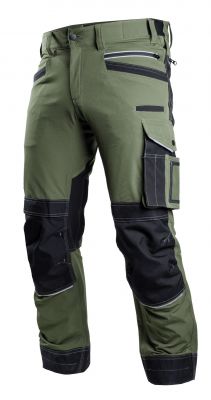 Spodnie robocze Professional Stretch Line XXL oliwka STALCO