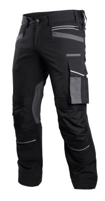 Spodnie robocze Professional Stretch Line XXXL -60 czarne STALCO