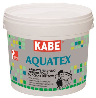 KABE Aquatex  2,5L - farba  dyspresyjno-krzemianowa do ścian i sufitów