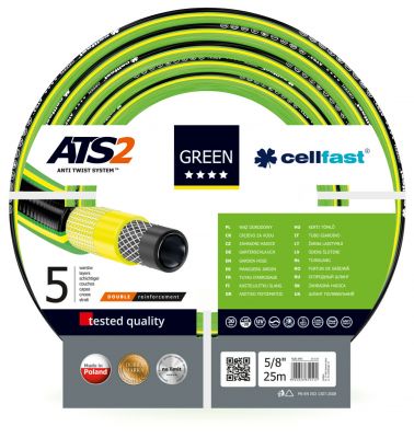 Wąż ogrodowy Green ATS2 TM 5/8 - 25 mb CELL-FAST