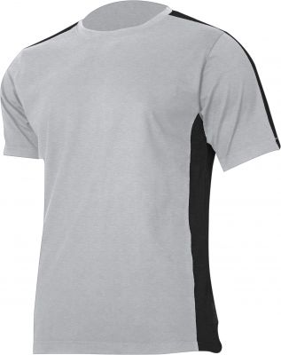 Koszulka T-Shirt 180g/m2, szaro-czarna, M, CE, LAHTI PRO