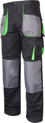 Spodnie czarno-zielone bawełna S LAHTI PRO