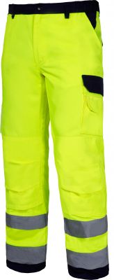 Spodnie ostrzegawcze żółte premium, L, CE, LAHTI PRO