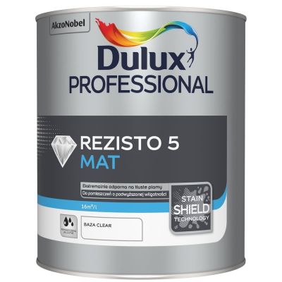 Dulux Professional REZISTO 5 MAT baza clear 0,84l