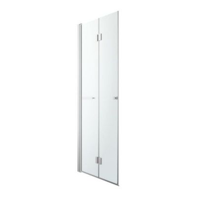 Drzwi prysznicowe składane GoodHome Beloya 80 cm chrom/transparentne