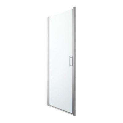 Drzwi prysznicowe uchylne GoodHome Beloya 90 cm chrom/transparentne