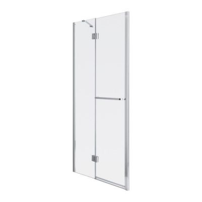 Drzwi prysznicowe uchylne GoodHome Naya 100 x 195 cm szkło transparentne