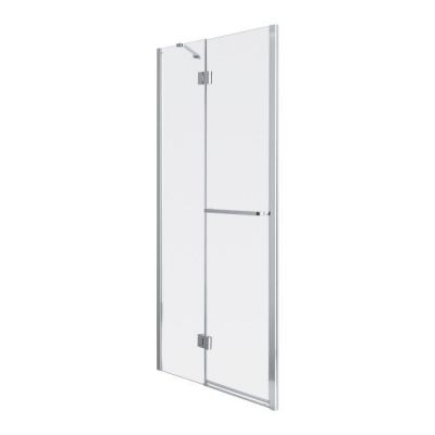 Drzwi prysznicowe uchylne GoodHome Naya 120 x 195 cm szkło transparentne
