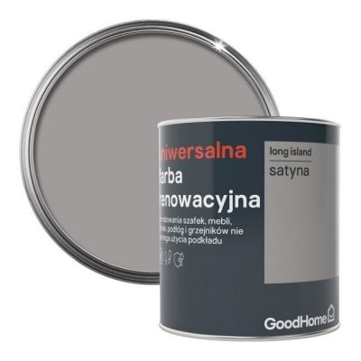 Farba renowacyjna uniwersalna GoodHome long island satyna 0,75 l