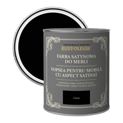 Farba do mebli Rust-Oleum czarny satyna 0,75 l