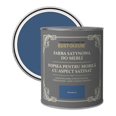 Farba do mebli Rust-Oleum kobaltowy satyna 0,75 l