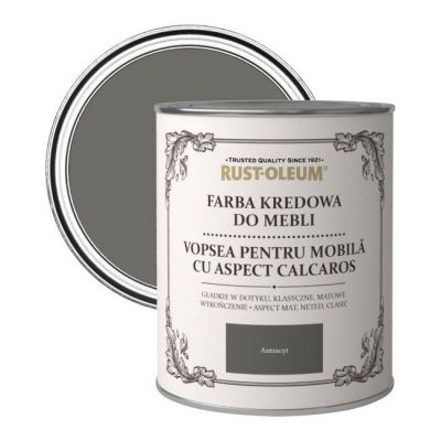 Farba kredowa do mebli Rust-Oleum antracyt 0,125 l