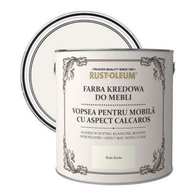 Farba kredowa do mebli Rust-Oleum biała kreda 2,5 l