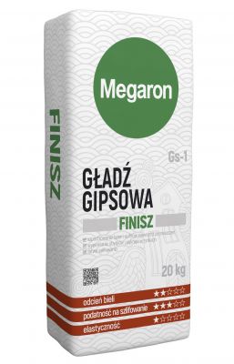 Gips szpachlowy Gs-1 Finisz Megaron 20 kg