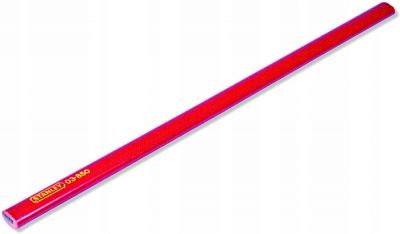 Ołówek ciesielski STANLEY czerwony HB 176 mm