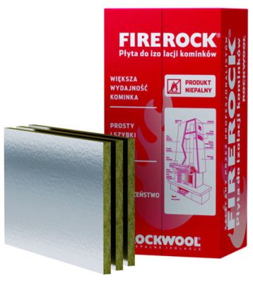 Wełna mineralna Rockwool FIREROCK 4.8 m2 100x60x2.5 cm