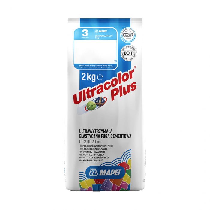 Mapei Ultracolor Plus 115 RZECZNY SZARY 2 kg - fuga elastyczna
