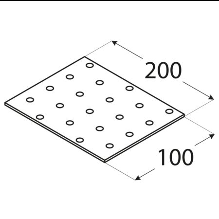 Płytka perforowana Domax PP12