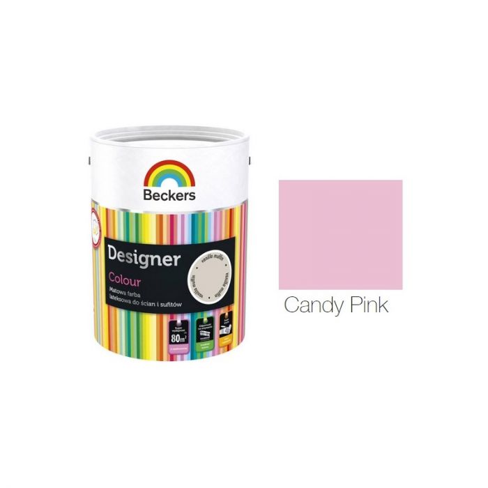 Beckers Designer Colour 5L - Candy Pink